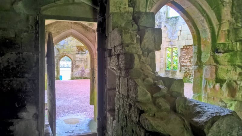 Old Wardour widok na dziedziniec