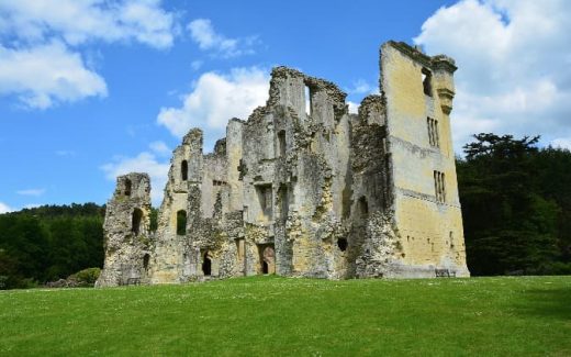 Zamek Old Wardour – Nawiedzone ruiny – 1390