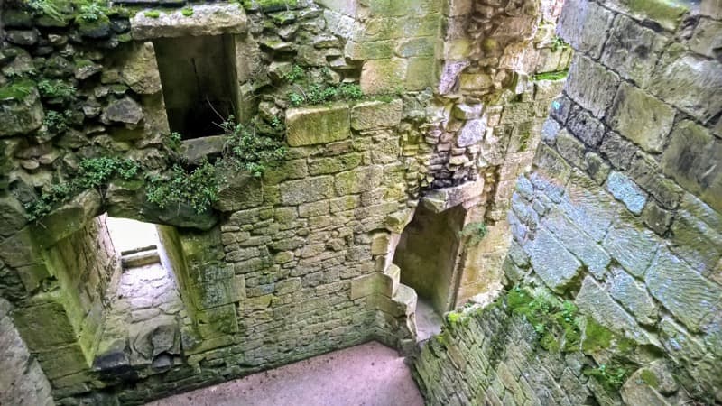 Zamek Old Wardour wnetrze