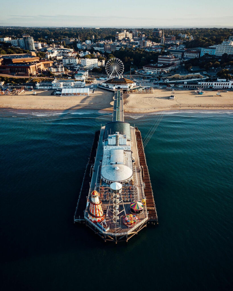 Bournemouth beach plaża 1